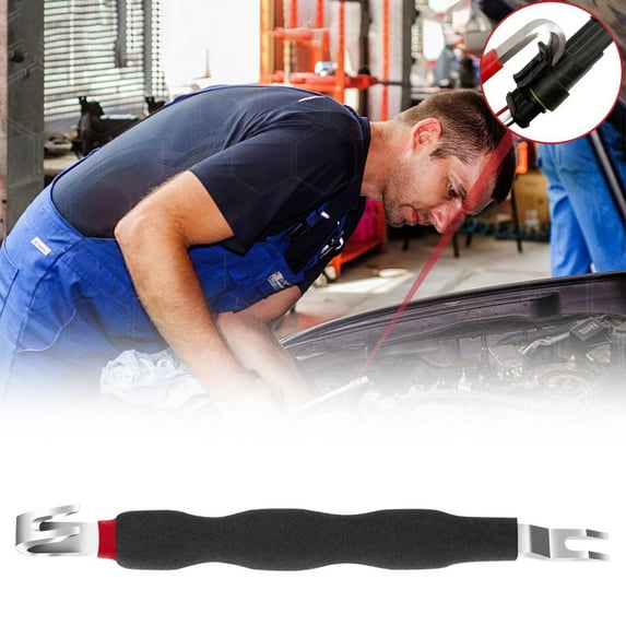 Electrical Connector Separator Tool for Most Vehicles, Automotive Electrical Terminal Connector Separator Removal Tool Remover, Heavy Duty Electrical Terminal Connector Disassembly Tool, 7.5x0.8"