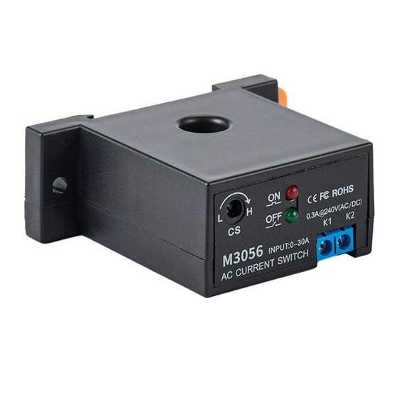 Electrical Current Sensing Switch Self-Powered Induction Relay With Adjustable Monitoring Threshold 0.2-30A Non-Contact Electronic Switch For Industrial Equipment M3050/M3056(M3056)