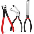 thumbnail image 1 of Electrical Disconnect Pliers 3-Pack Professional Set - Automotive Connector & Fuel Line Clip Remover Tools for Cars, Trucks Repair with Rapid Disconnector, Multi-Use Kit, 1 of 6