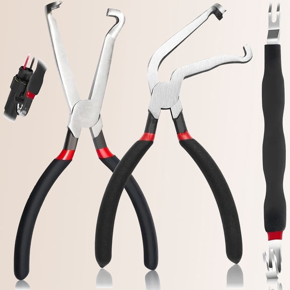 Electrical Disconnect Pliers, Electrical Connector Separator, Automotive Fuel Line Disconnect Tools, Push Tab Plugs Style