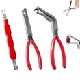 thumbnail image 1 of Electrical Disconnect Pliers Set for Automotive Wiring - 3Piece Quick Release Connector Removal Tool Compatible with Car Electrical Systems & Push Tab Style Plugs, 1 of 7