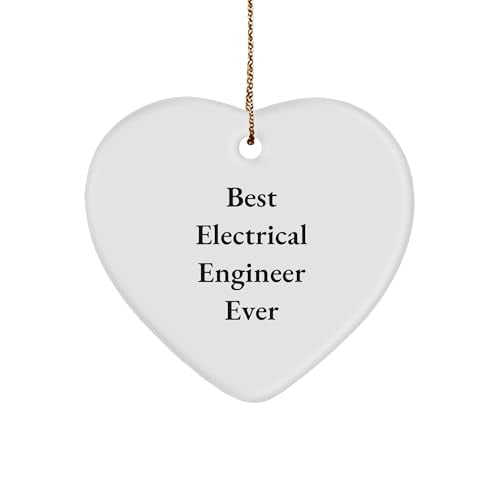 Electrical Engineer Heart Ornament Gifts from Best Electrical Engineer Ever for Christmas