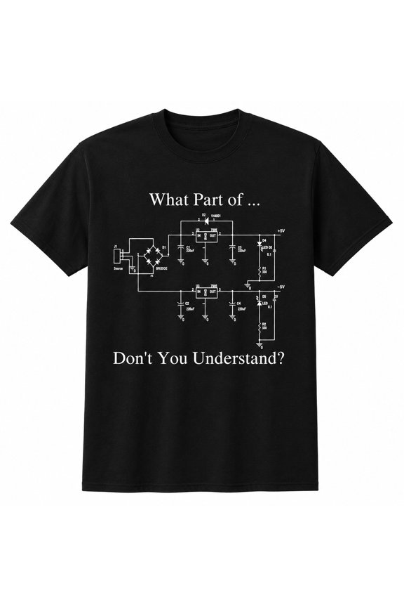 Electrical Engineer Humor Circuit Diagram Unisex Classic T-Shirt