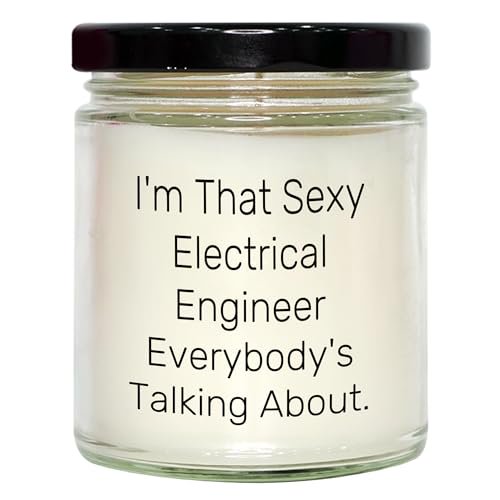 Electrical Engineer's Prime Selection in a Candle, 9oz Vanilla Soy Candle, Birthday Unique Gift from Friends