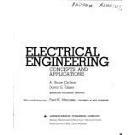 Pre-Owned Electrical engineering: Concepts and applications (Addison-Wesley series in electrical engineering) (Paperback) 0201039400