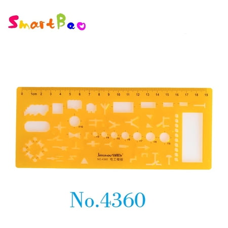 Electrical Engineering Drawing Template Drafting Stencil No.4360 No 4360