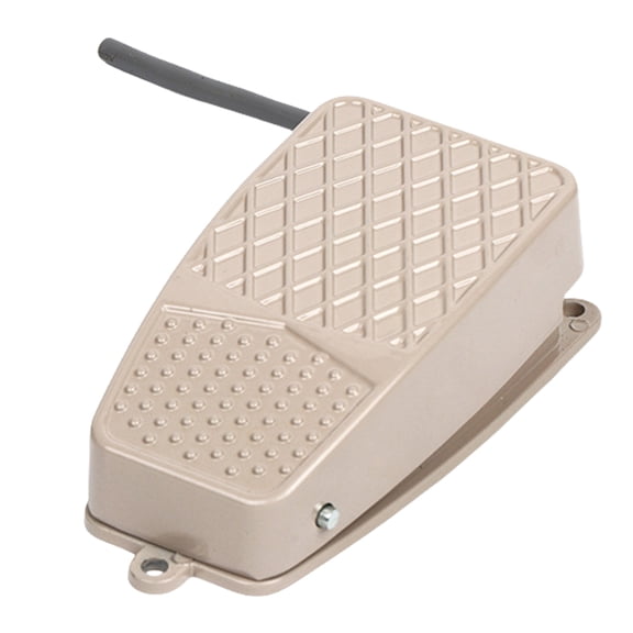 Electrical Foot Pedal Momentary Controller Switches Heavy Duty Antiskid Aluminum for Automation Factory and Workshop Use