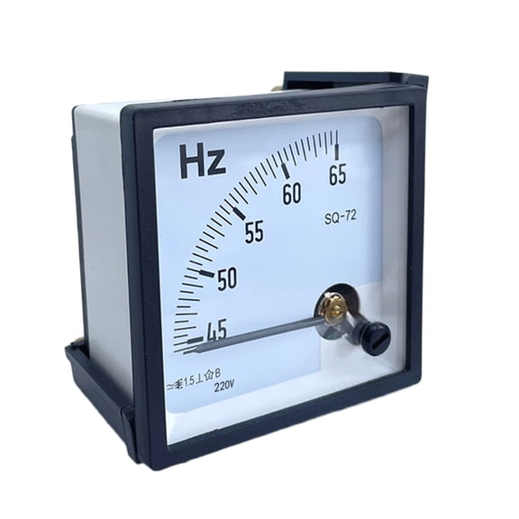 Electrical Frequency Meter 45-65Hz Wide Voltages Tester Measurement 100V 220V Compact ABS Design Home Industrial Device