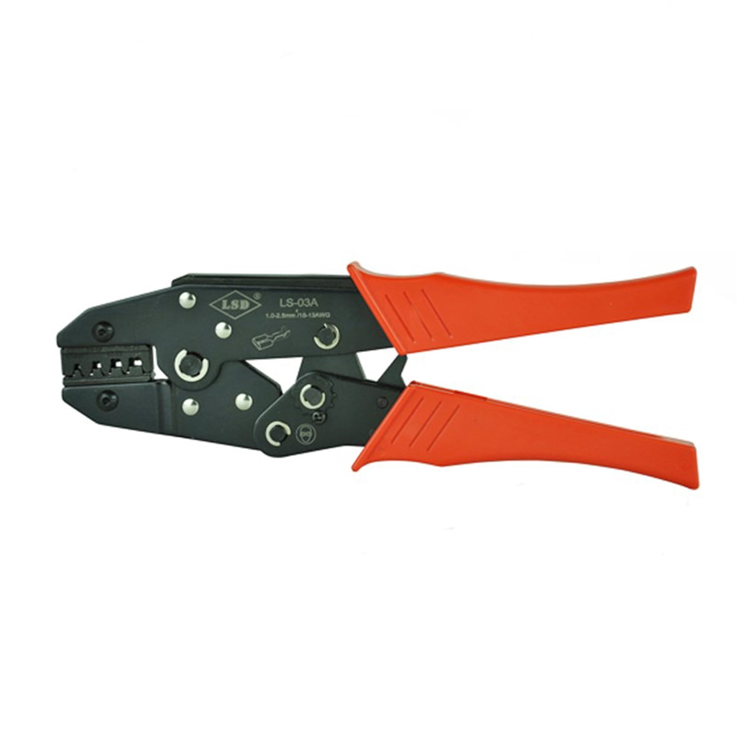 Electrical Hand Crimping Tool,for Crimping Open Barrel Terminals 27-13AWG 0.1-2.5mm² ,Durability That Lasts