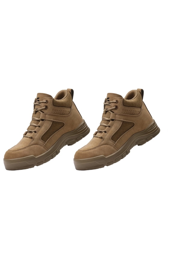 Lightweight Protective Footwear Composite Safety Toe Puncture Proof Soles High Cut Ankle Support For Work Environments