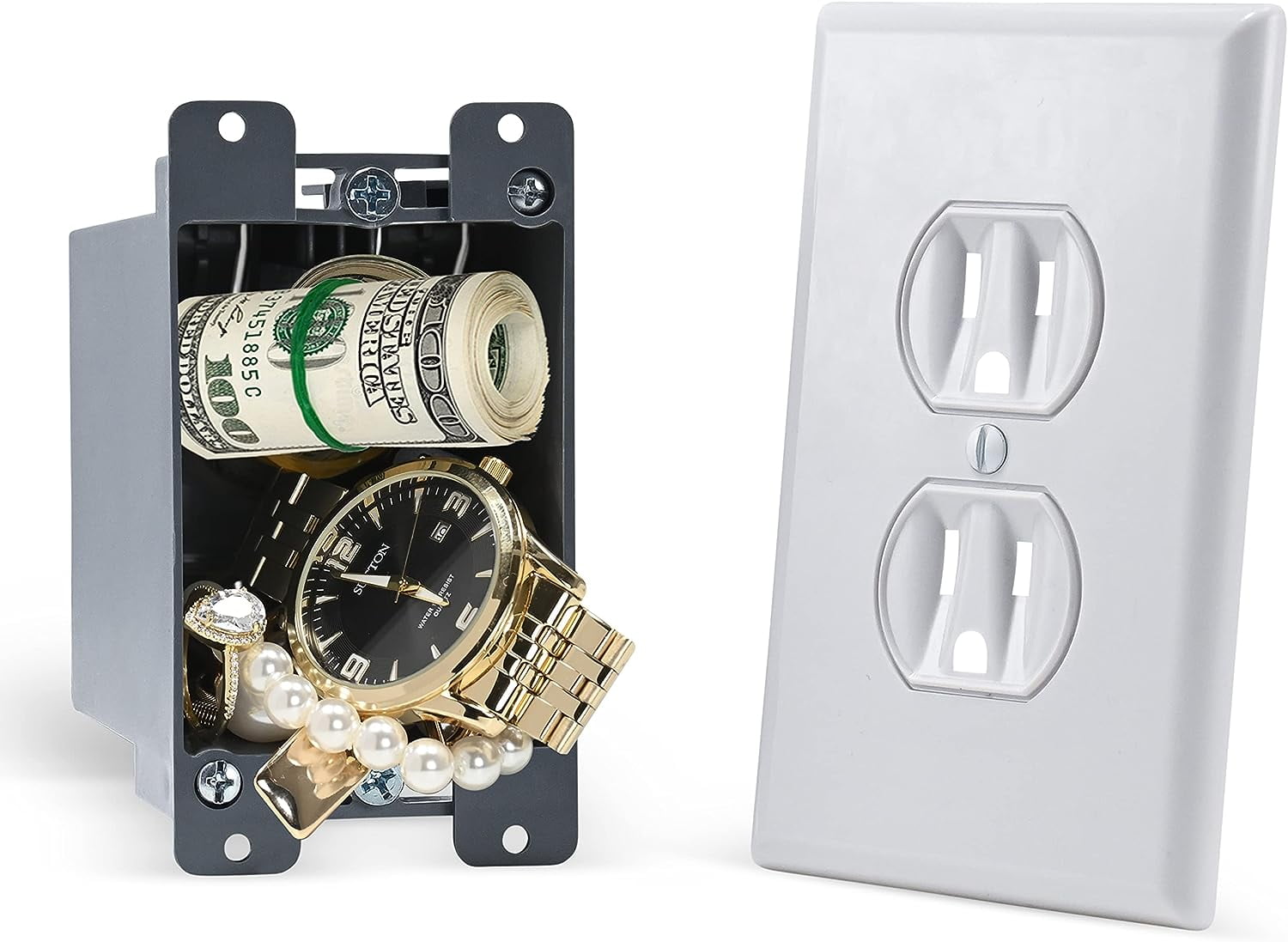 Electrical Hidden Wall Safe (Simple Install, Attaches For