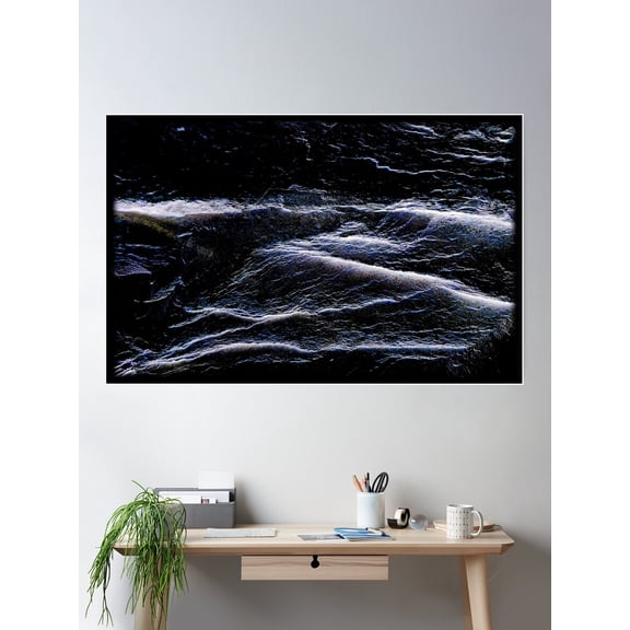 Electrical Impulses Poster Wall Art, Modern Wall Decor For Living Room Bedroom, 12x18 UNFRAMED