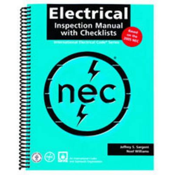Pre-Owned Electrical Inspection Manual with Checklists