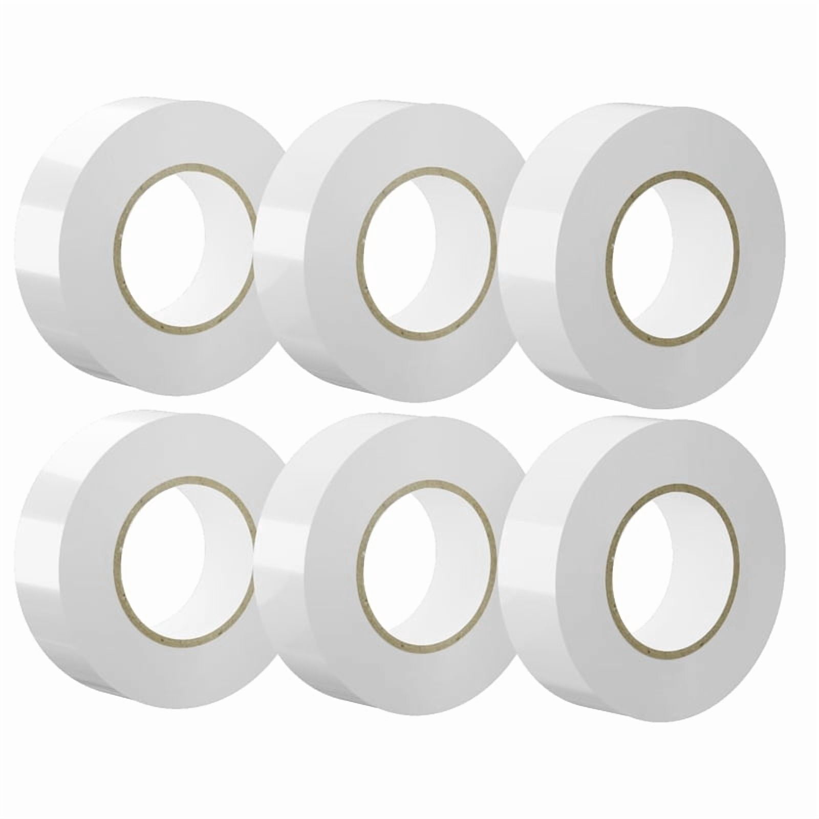 Electrical Insulation Tape 33ft Waterproof Strong Adhesive Vinyl Electrical Tape for Wire Wrapping and Cable Protection 1/3/6 Rolls