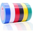 thumbnail image 1 of Electrical Insulation Tape, Assorted Colors, Each Roll is 0.6" x 50' -Viaky High End Industrial Grade - Rated to 176 Degrees & 600 Volts - Waterproof Vinyl Insulating Backing -6 Color, 1 of 6