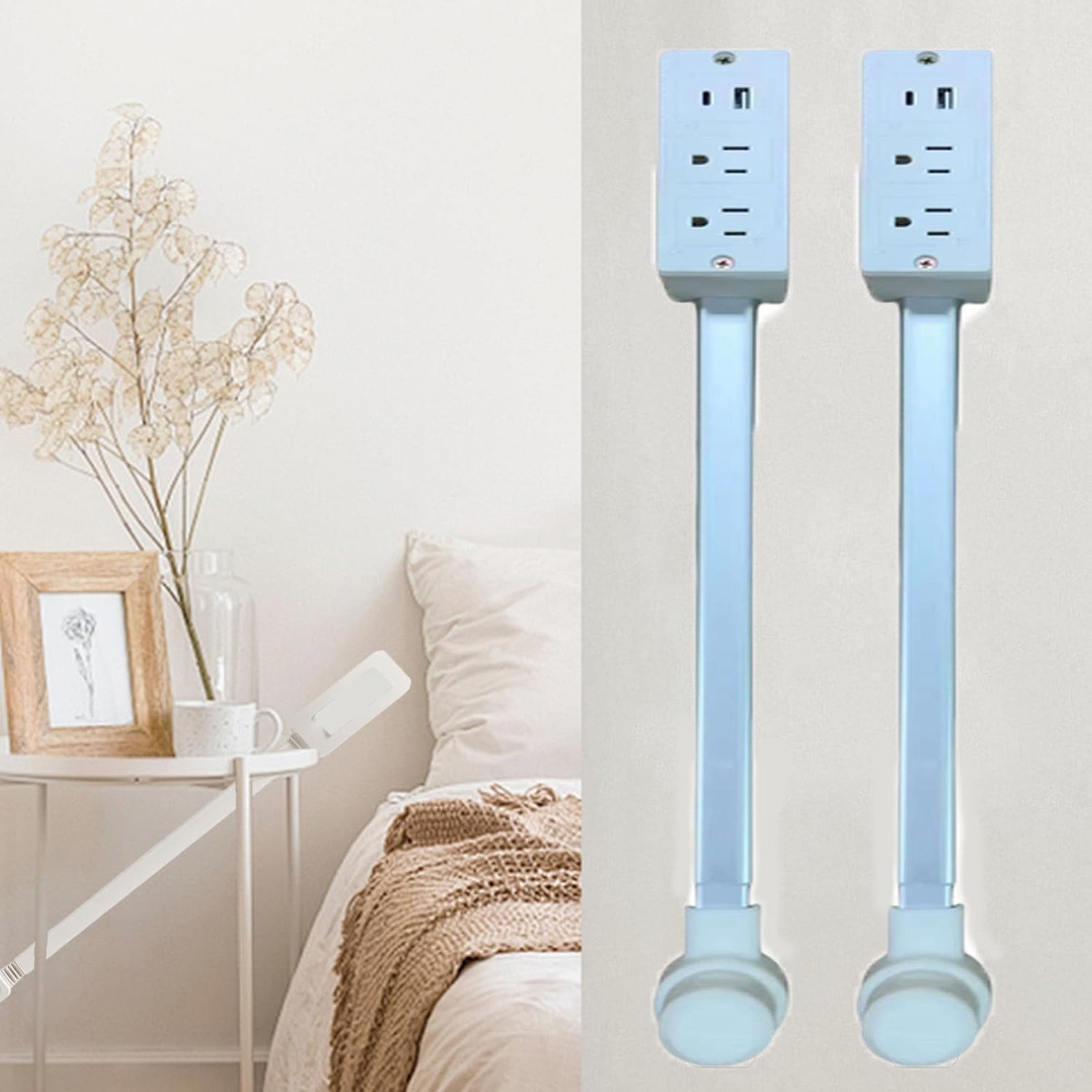 Electrical Outlet Extender. Access Hard-to-Reach Outlets! Features USB ...
