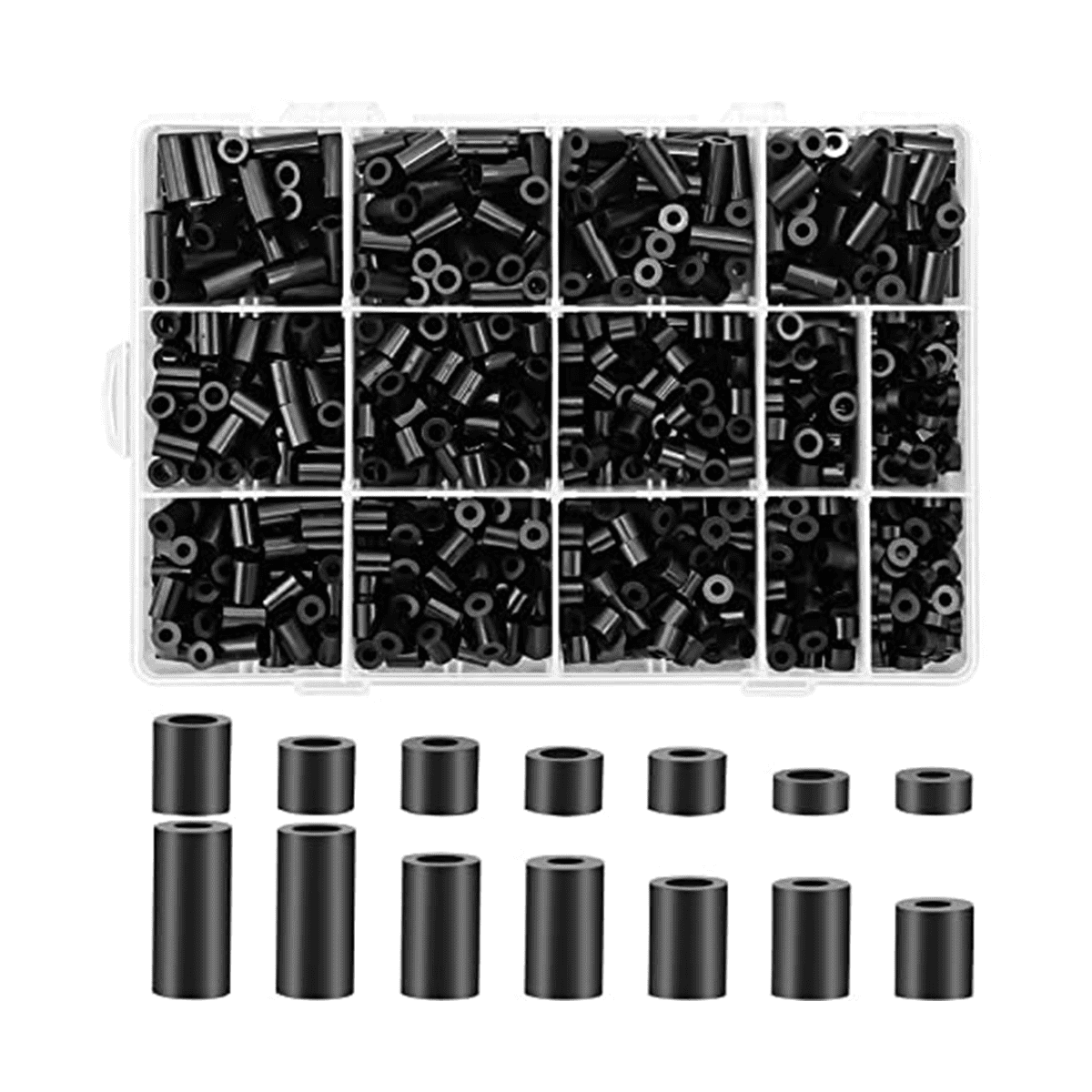 Electrical Outlet Screws Spacers, Nylon Round Spacer for M3 Screws, for