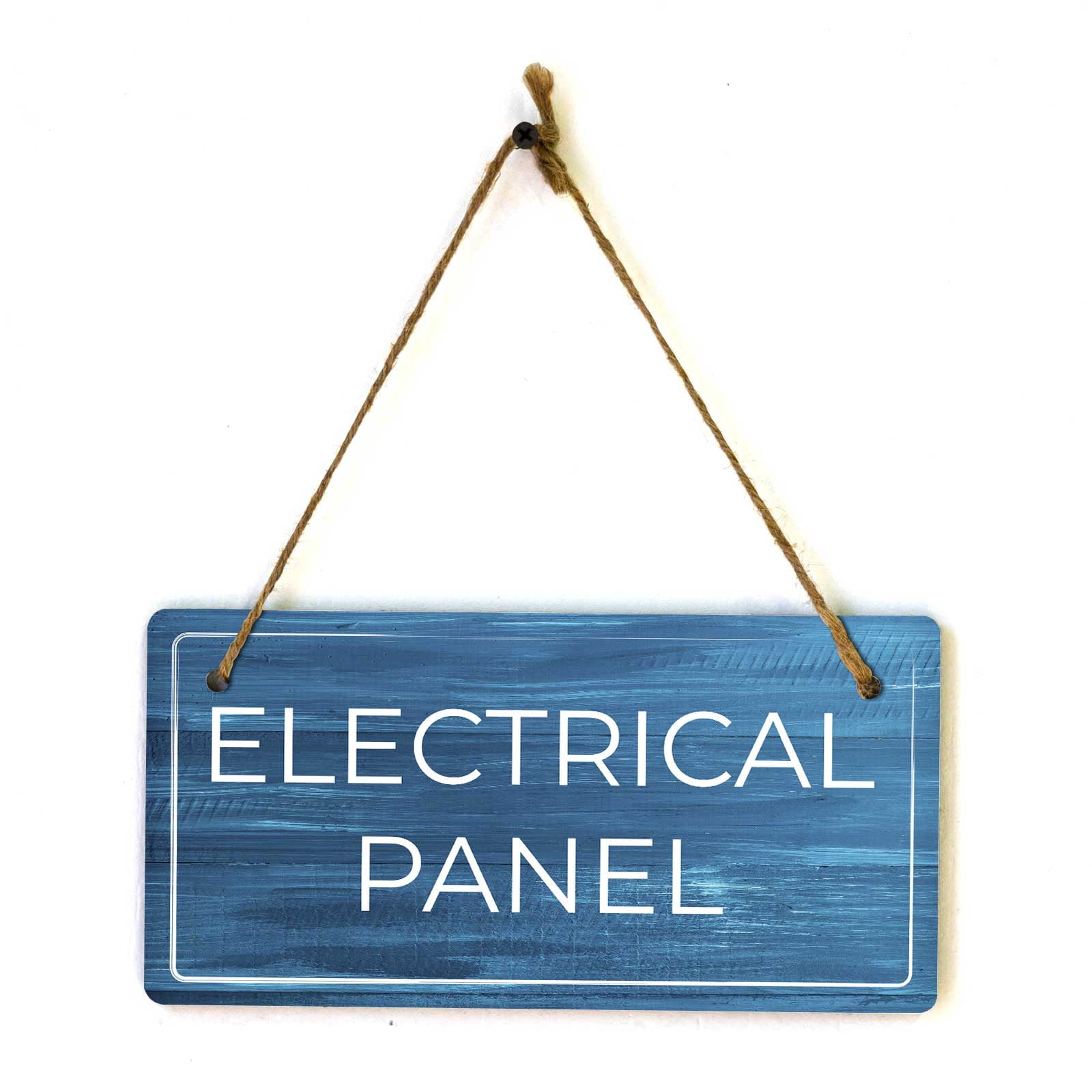 Electrical Panel | Rustic Dark Blue Wood 5 x 10
