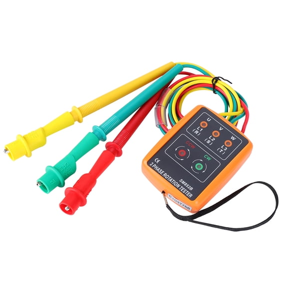Electrical Phase Rotation Indicator, 3,Phase Sequence Direction Tester