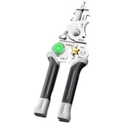 Electrical Pliers, 10-in-1 Multi-Function Wire Stripper with Voltage Tester, 7.1 in / 18 cm, Wire Cutter Pliers for Electricians, Anti-Slip Grip, Wire Stripping, Cutting