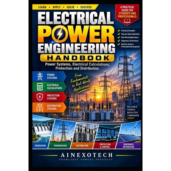 Electrical Power Engineering Handbook: Power Engineering, Electrical Calculations, Protection and Distribution, (Paperback)