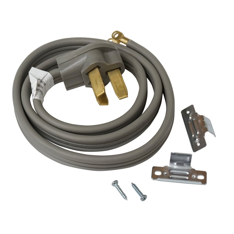 Supplying Demand 4-Foot Range Power Cord – 50 Amp, 250 Volt, 3-Prong For Appliances (Strain Relief Included)