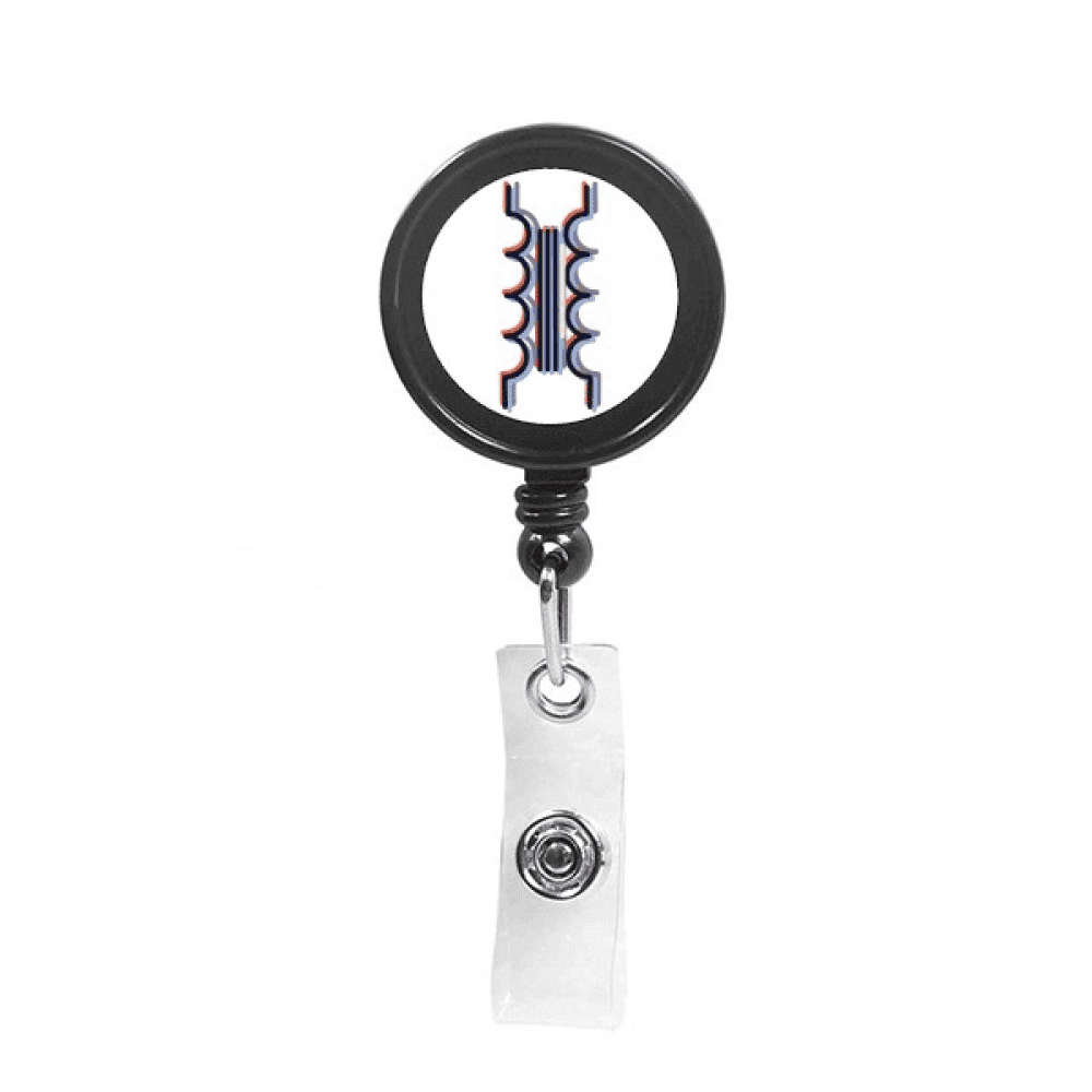Electrical Resistance Animation Retractable Keychain Badge Holder ID Badge