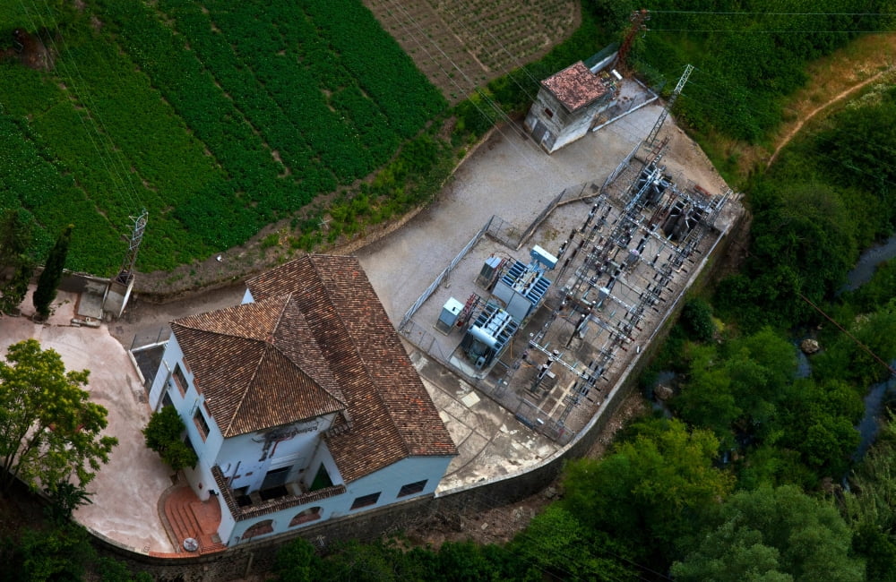 Electrical Sub-Station beklow Ronda Malaga Province Andalucia Spain Canvas Art - Panoramic Images (36 x 12)