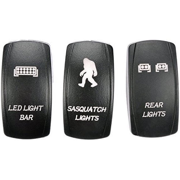 Dorman 84948 Light Bar, Sasquatch and Rear Lights Electrical Switch Rocker Covers