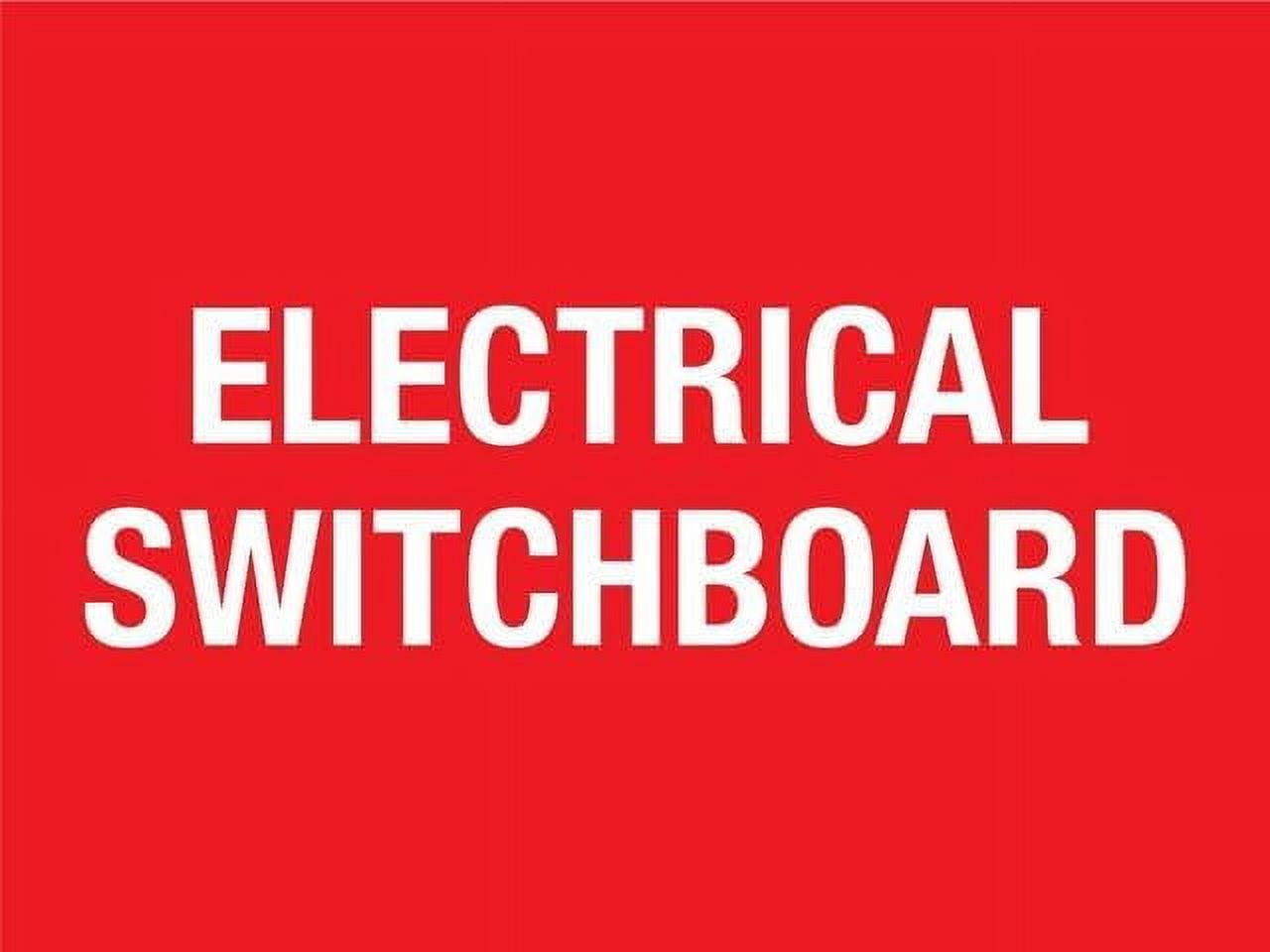 Electrical Switchboard Retro Aluminum Sign Metal Tin Sign Vintage Style ...