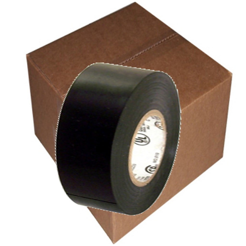 Electrical Tape Black 7 Mi 2 X 66 Ft Roll 7 Mil (80 Roll/Case)