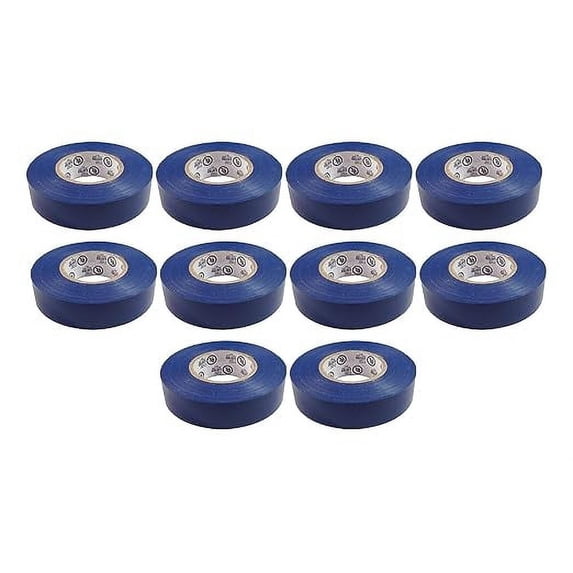 Electrical Tape PVC UL Listed – (10 Pack) Blue