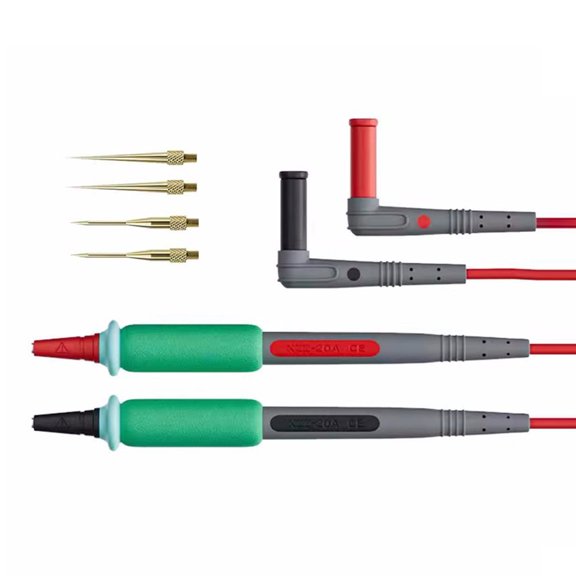 Electrical Test Probes Silicone Handle Secure Grip Multimeter Probe Needle