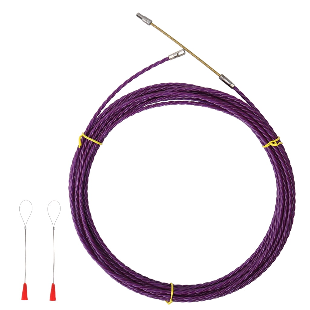 Electrical Threader Purple 5/10/15/20/25m Cable Puller Wire Fish Tape ...