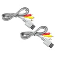 thumbnail image 1 of Electrical Tools Clearance,AV Cable For / U Red White Yellow Connectors Compatible Audio Video Cable 6ft 2PCS, 1 of 9