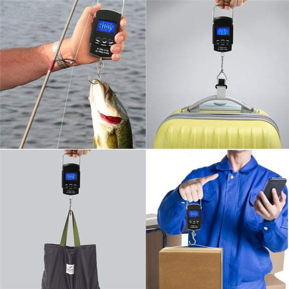 Electrical Tools – Primary Weight Digital Travel Hanging Scale for Luggage Kitchen & Home with LCD Display Portable Handheld Scale for Fish Food & Bar