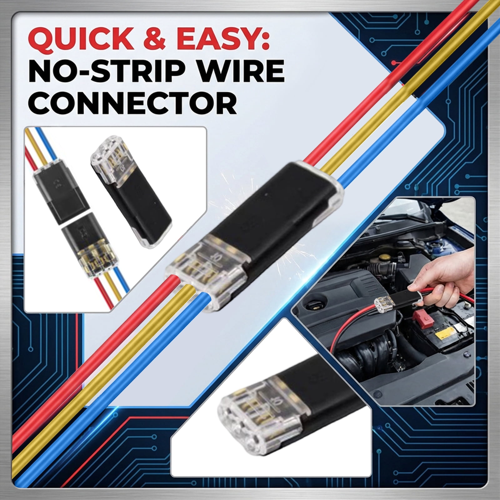 Electrical Plug Compatibility Electrical Wire Connectors, Quick Connect, Low Voltage Wire Connectors ...