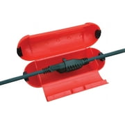 Electrical Wire Cover Extension Cord Protector for Outdoor Cables Protect Connections Orange