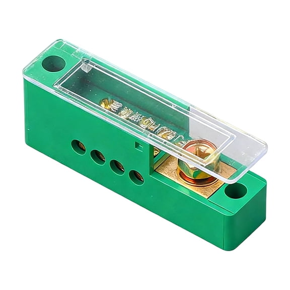 Electrical Wire Junction Box for Home Wiring, 2-in 8-out Cable Splitter Terminal Block, Multi-Port Wire Connector Box with 12 Outlets for Safe Electrical Connections I