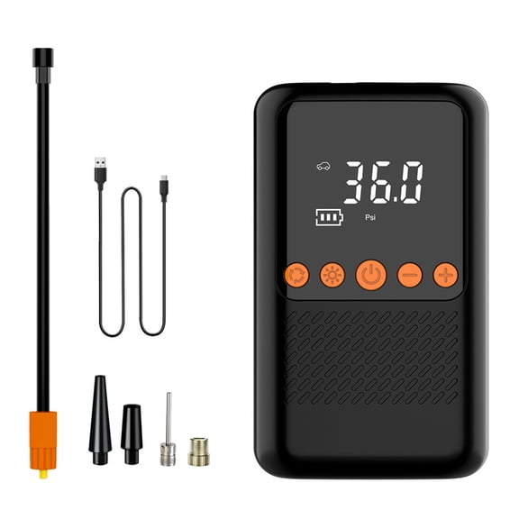 Electrical Wireless Tire Inflator Air Compressor Car MotorbikeBicycle Electric Tyre Inflatable with Digital Display