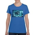 thumbnail image 1 of Electrical Wolf Beast T-Shirt Women -Anthony Chirstou Designs, Female XX-Large, 1 of 4