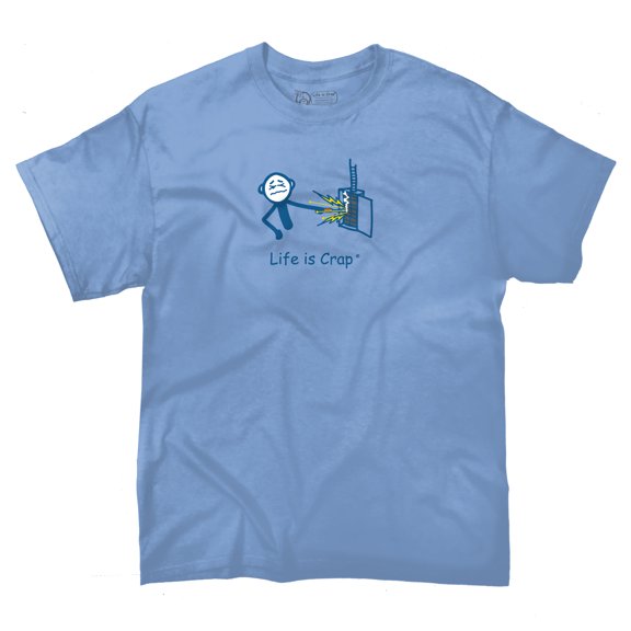 Electrician Fail Home Fix Electrocute Men's Graphic T Shirt Tees Brisco Brands M