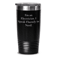 thumbnail image 1 of Electrician Gifts from Friends - I'm An Electrician. I Speak Fluently In genius. Tumbler for Electrician, Unique Father's Day Unique Gifts, Funny Quote Electrician Mug, 1 of 4