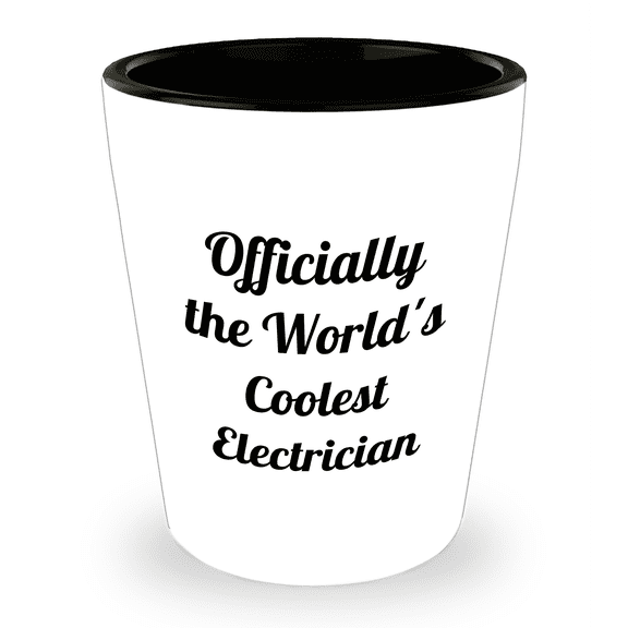 Electrician Gifts, Funny Shot Glass for Electrician, Mother's Day Unique Gift