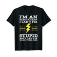thumbnail image 1 of Electrician Gifts for Men & Funny electrical Design T-Shirt, 1 of 5