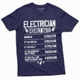 thumbnail image 1 of Electrician Hourly Rate Funny Tee Shirt Dont Tell Me How To Do My Job Tshirt (XX-Large Navy Blue), 1 of 5