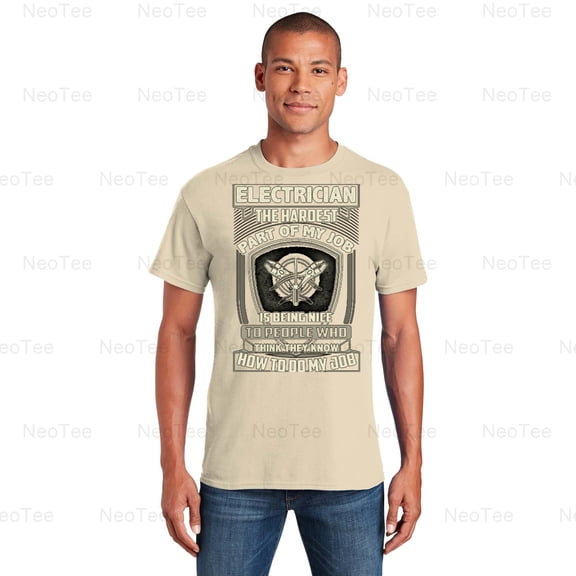 Electrician Humor Shirt Funny Job Trade Profession Power Lineman Spark T-Shirt Unisex, up to 5XL