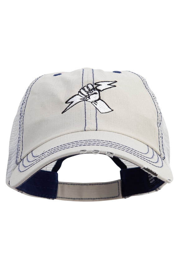 Electrician Icon Embroidered Low Profile Special Cotton Mesh Cap - Putty OSFM