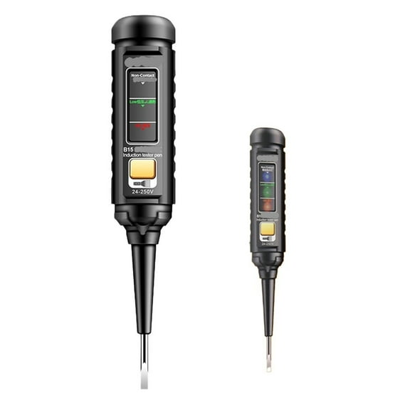 Electrician Screwdriver Highlight Color Light Pocket Tester Pen Wire Breakpoint Finder ,High&Low Sensitivity