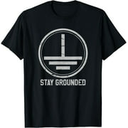 Electrician T-Shirt - Stay Grounded Funny Nerd Engineer Gift